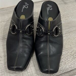 A2 by Aerosoles Men's Black Slip-On Loafers